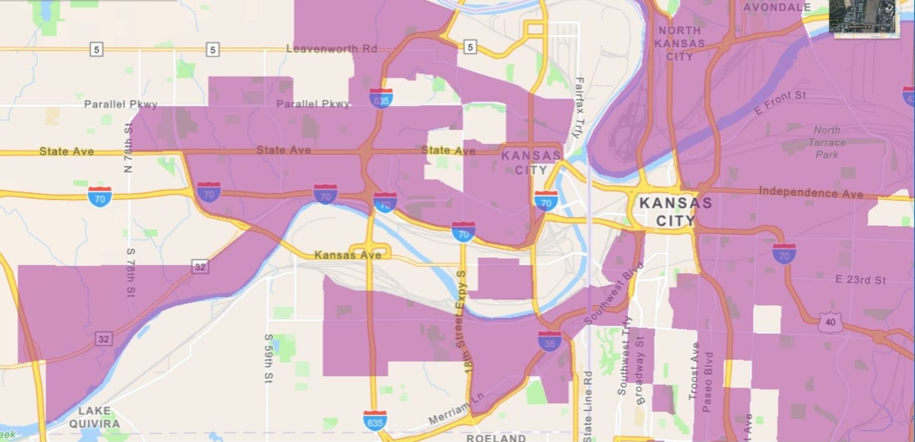 Map of Census Tracts